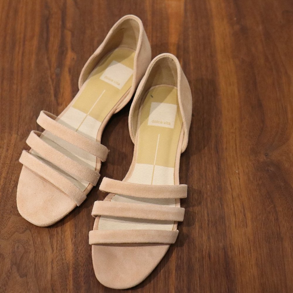 Dolce Vita Delia Blush Suede Flats